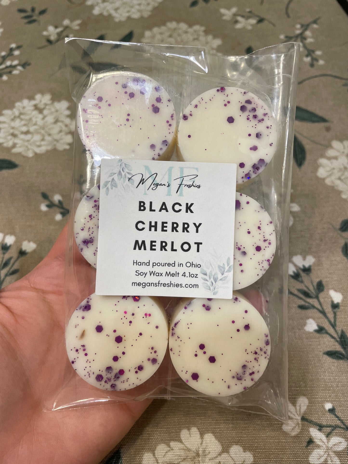 6 Wax Rounds (4.1oz) Soy Wax Melts - Choose Your Scent