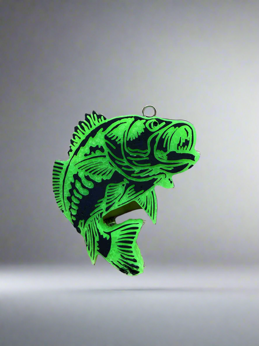 Bass Fish Car Freshie
