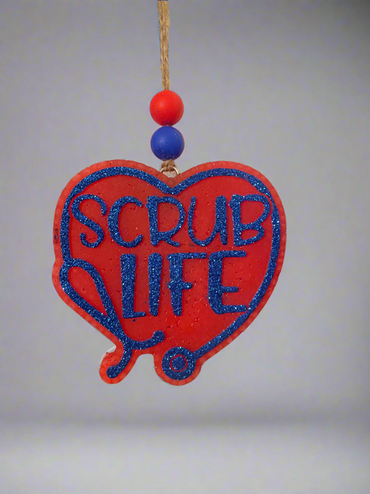 Scrub Life Car Freshie