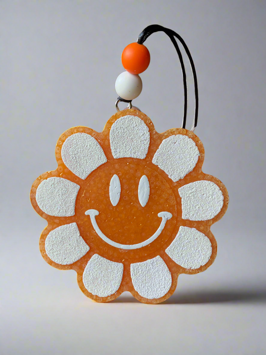 Smiley Flower Car Freshie
