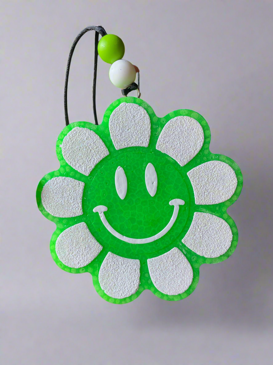 Smiley Flower Car Freshie