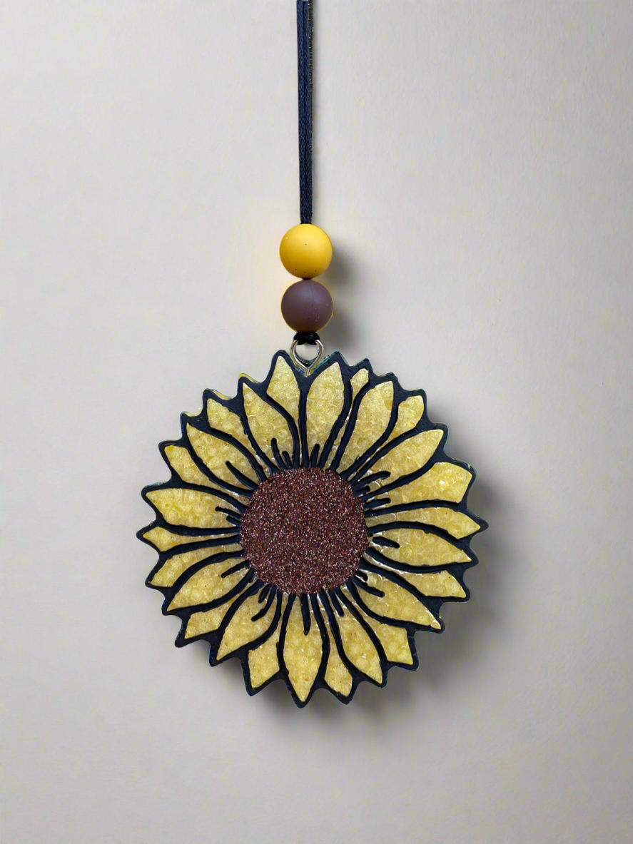 Sunflower Car Freshie