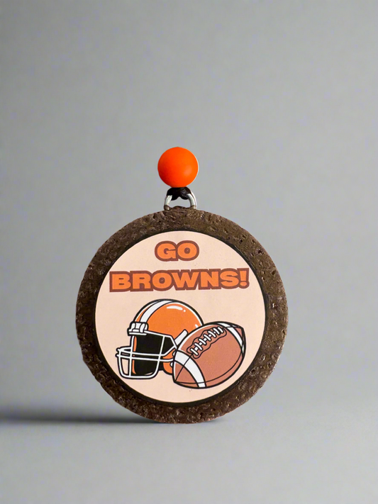 Go Browns Cardstock Freshie