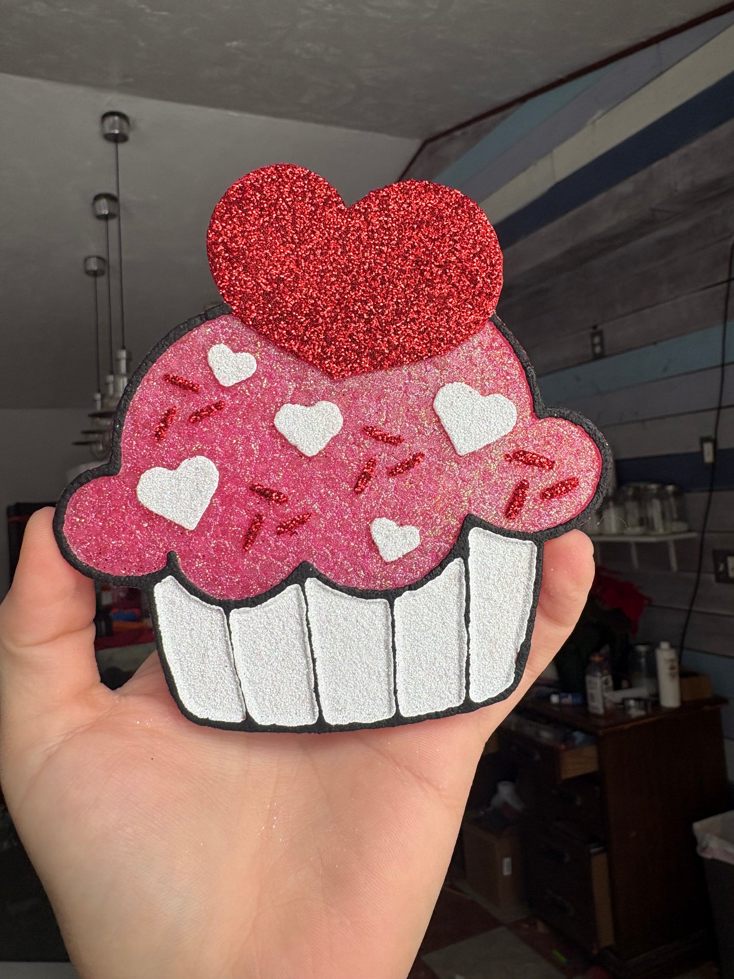 Heart Cupcake Freshie