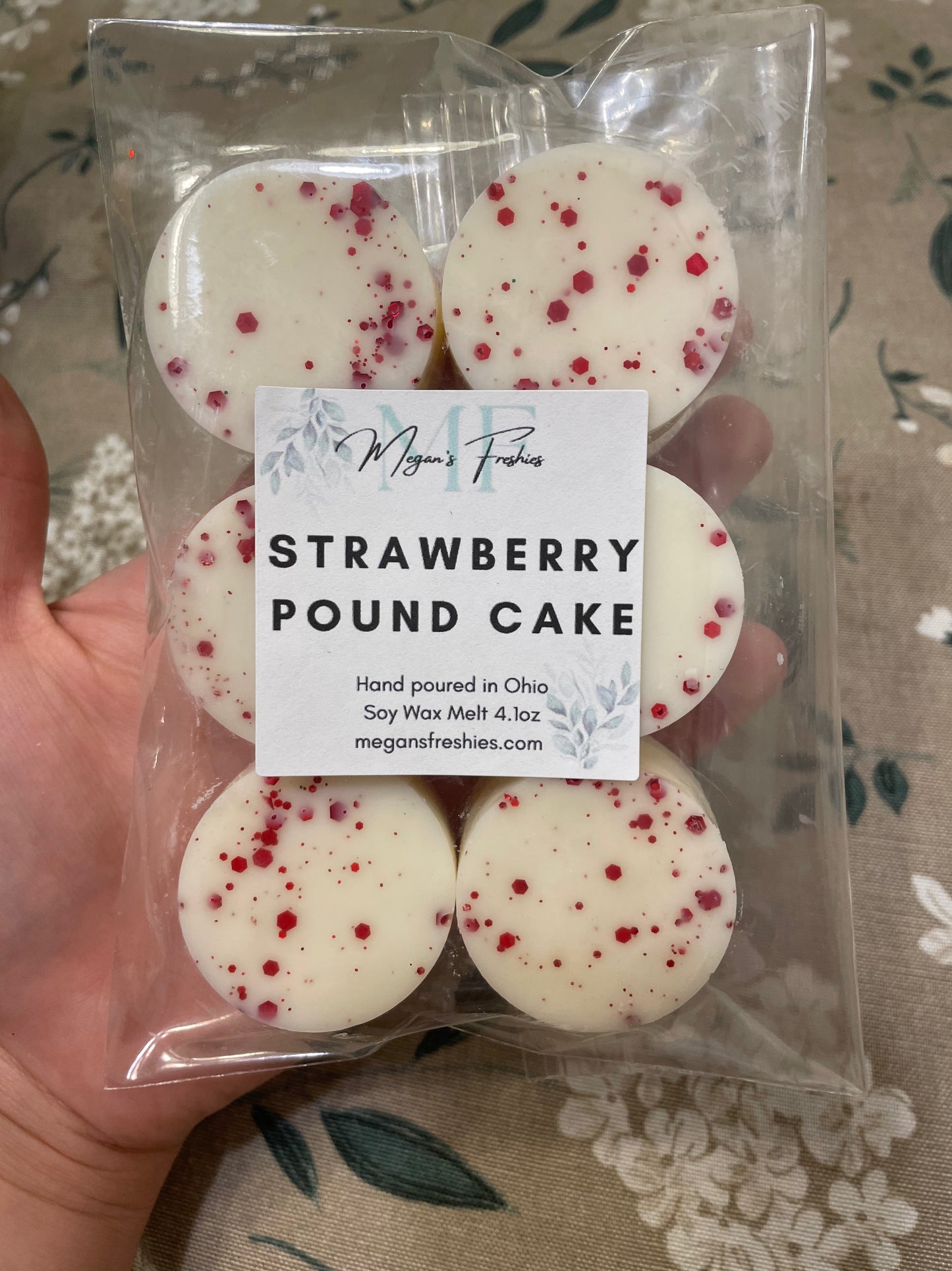 6 Wax Rounds (4.1oz) Soy Wax Melts - Choose Your Scent